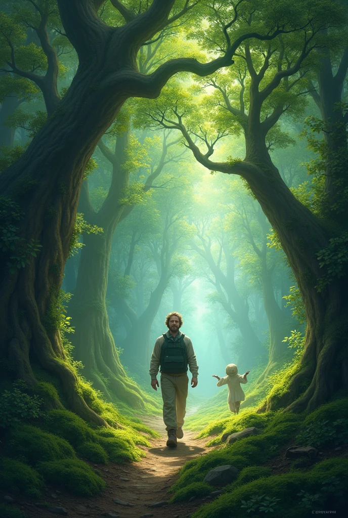 As you travel deeper into the forest, you encounter a diverse array of creatures and beings, each with their own stories and secrets to share. From wise old sages to mischievous forest spirits, you learn valuable lessons and gain new insights into the true nature of the forest and your place within it.
mid 30s man