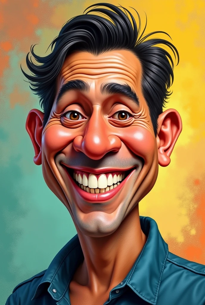 Make a caricature of San Lorenzo Nariño
