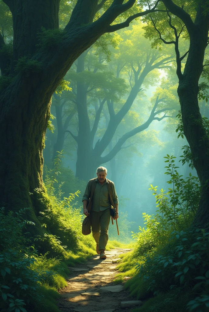 As you travel deeper into the forest, you encounter a diverse array of creatures and beings, each with their own stories and secrets to share. From wise old sages to mischievous forest spirits, you learn valuable lessons and gain new insights into the true nature of the forest and your place within it.
mid 30s man