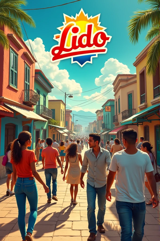 Lido company advertisement from the 90s in El Salvador