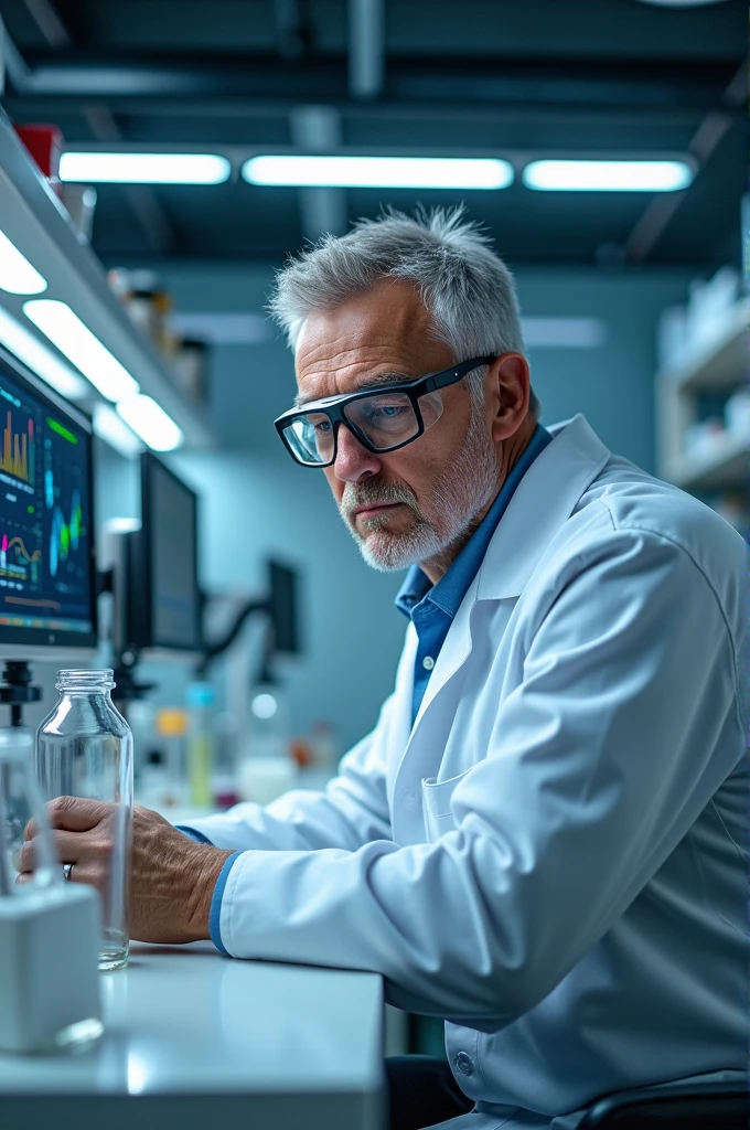 laboratory man