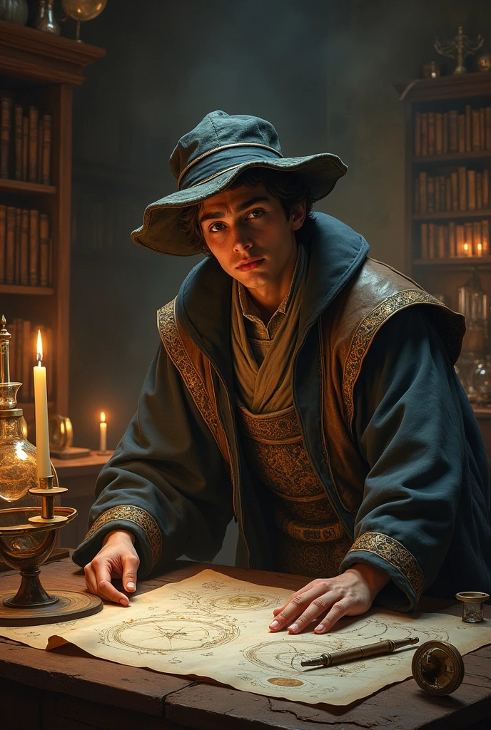 A scientist in 1400s