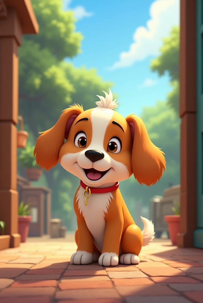 Create a Disney animation with a coughing dog!!