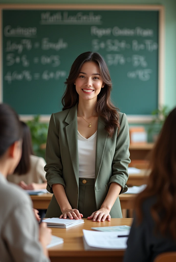 a pretty woman, Math teacher