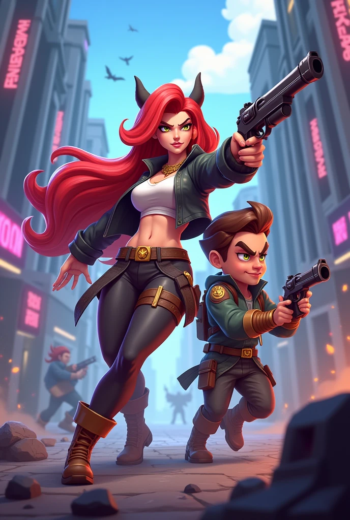 shelly de brawl stars con colt de brawl stars