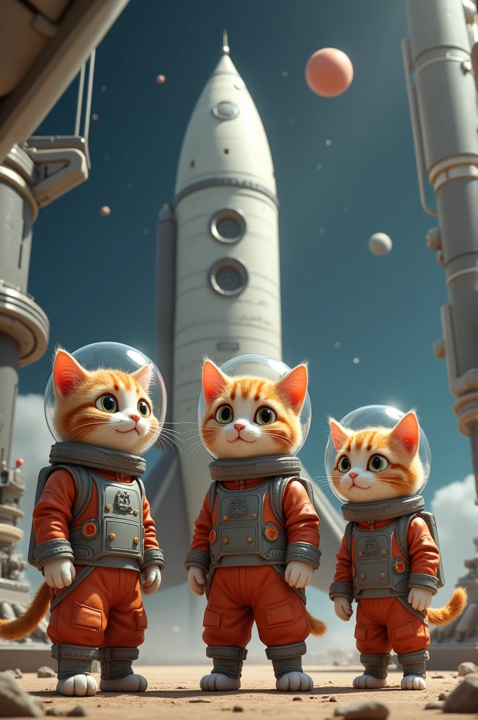 Whiskers was so excited. He had always wanted to travel to other planets. He climbed into the spaceship and sat in the seat next to John.
John started the spaceship, and they blasted off into space. Whiskers looked out the window and saw the Earth getting smaller and smaller. He was on his way to an adventure! --auto