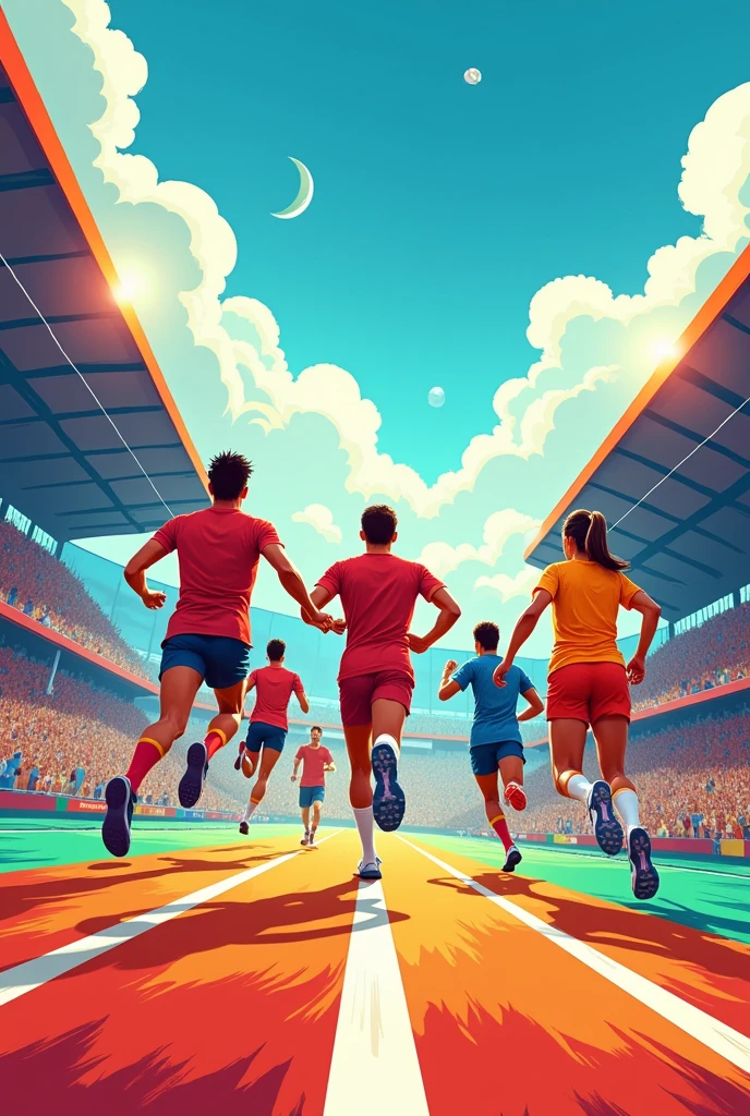 A background for sports fest poster