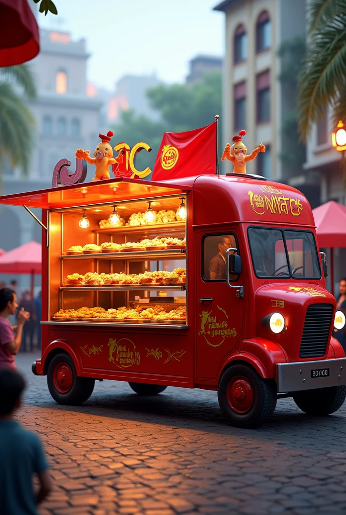 Rcb theme food truck