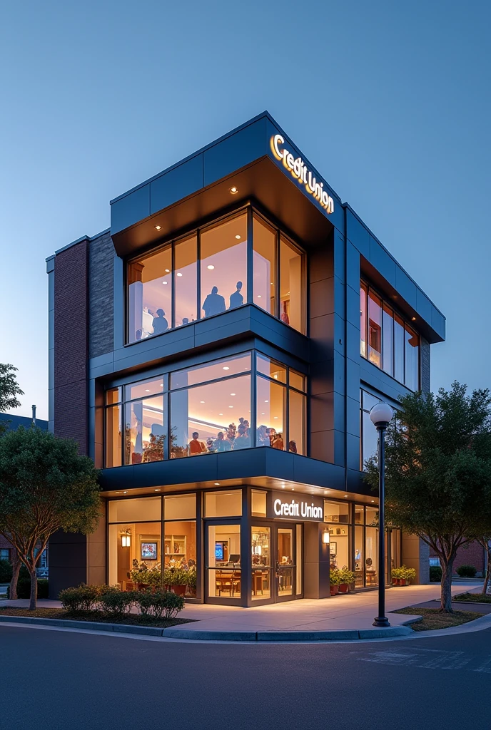 Photograph of a Credit Union in the USA