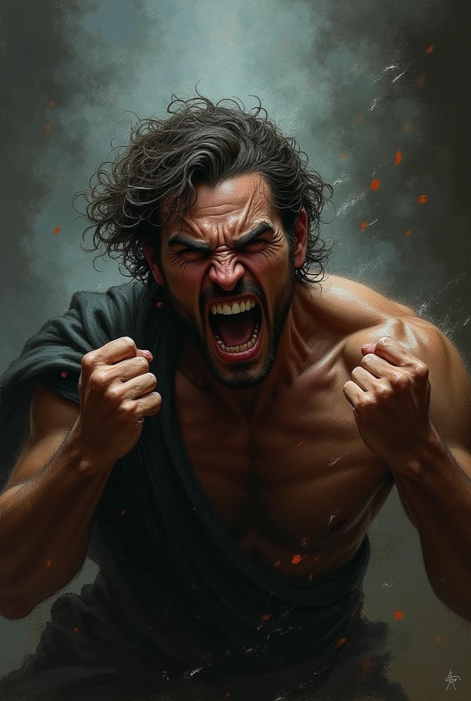Blinded by anger, Theseus