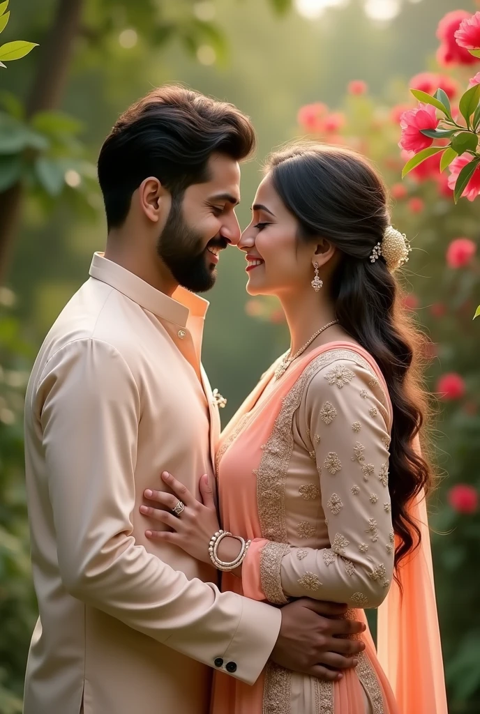 Pakistani cuple romantic moments 