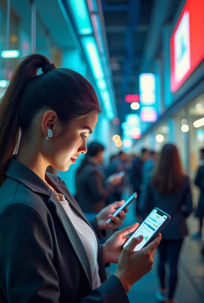 Image that shows people that their cell phone is not only for wasting time but for making money