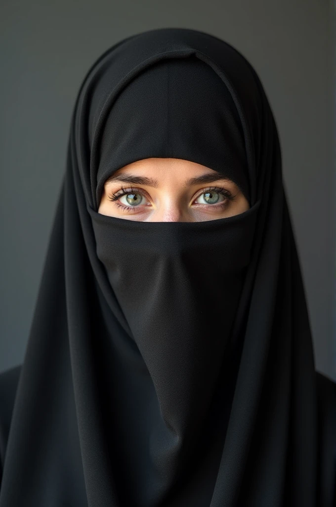 10 year old girl, flat chest, burka, with a more elegant and sophisticated touch, something, which corresponds to her mysterious and strong personality. General, her appearance would be striking, attracting curious and intrigued glances, flat chested, cinematic lighting, chromatic aberration, Backlight, masterpiece, high detail, high quality, 4K.