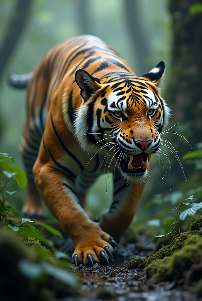 Eel fish fusion with tiger