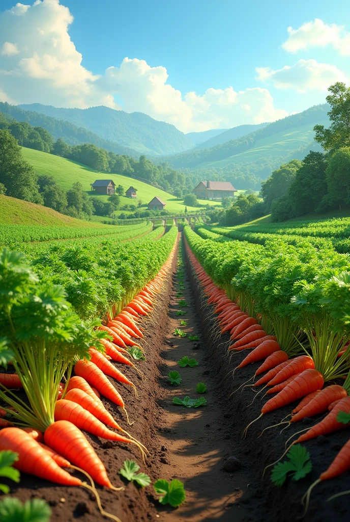 create a carrot plantation