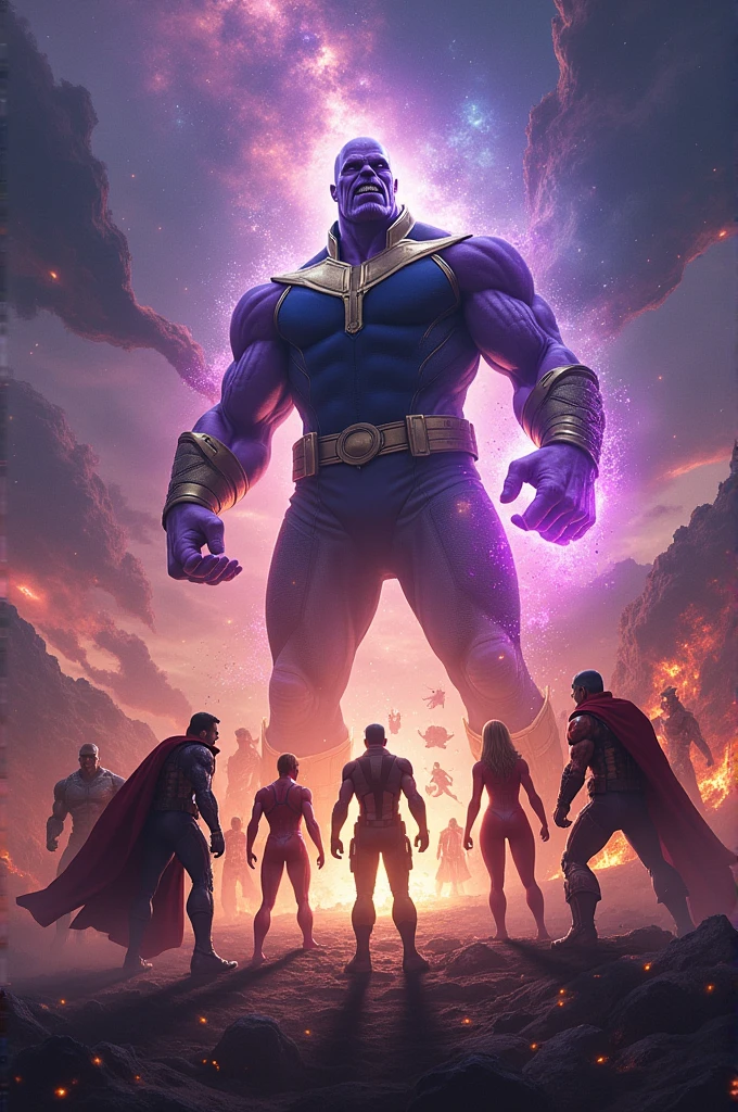 Thanos prime vs all avengers prime