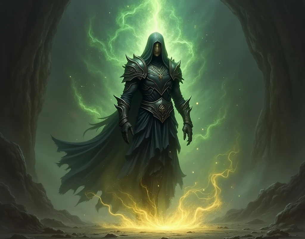 Champion's Aura
You're surrounded by an aura in a 15-foot emanation. It has the aura and divine traits. Any follower of your deity within the aura immediately knows you're a champion of your deity. This aura is used as the range for your champion's reaction and for various other effects. You can suppress or resume the aura as a single action, which has the concentrate trait, and it ends if you fall unconscious. (Make a image of a drak elf with black armour surrounded by a dim light of the aura on the floor)