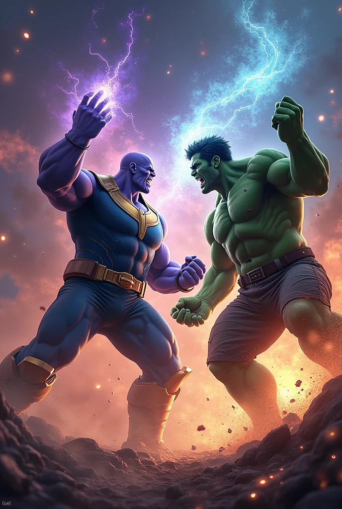 Thanos astral regulator vs Hulk master