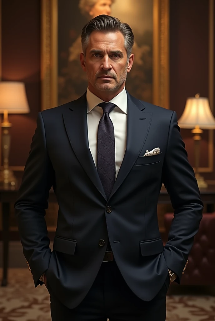 Rich, successful and motivated man