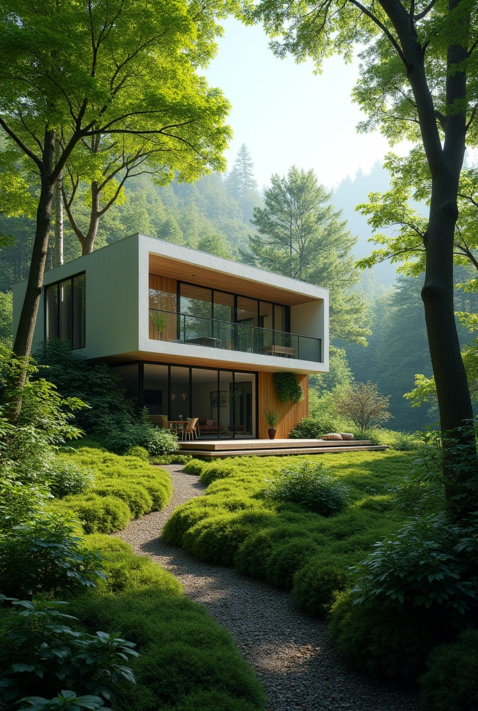 New house in forest