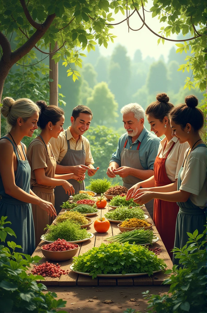 People who eat herbs
