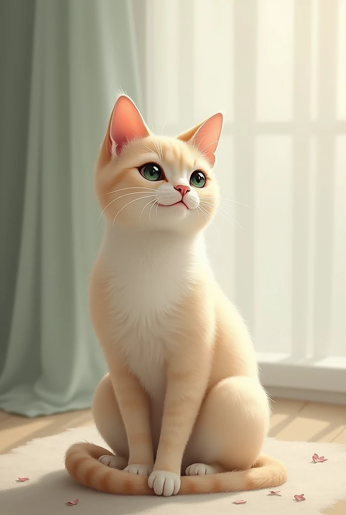 sitting cat