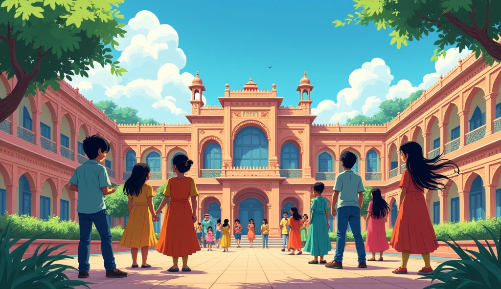 Indian scool anime 