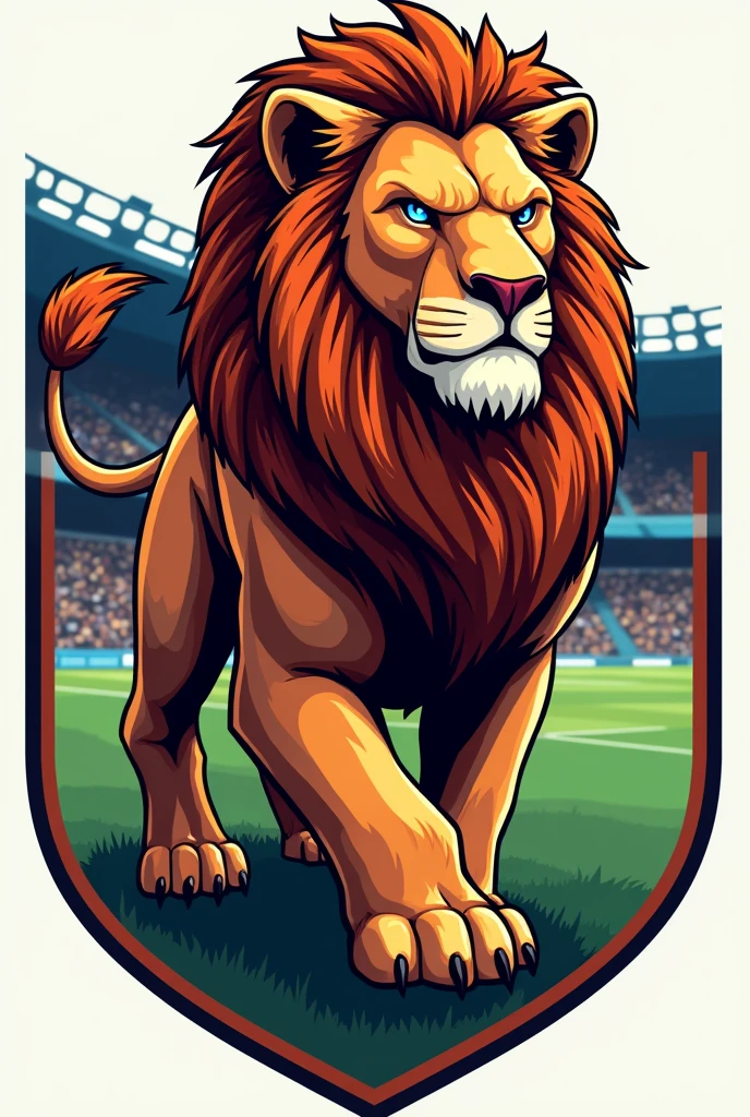 Football club sherobod fc and lion  logo