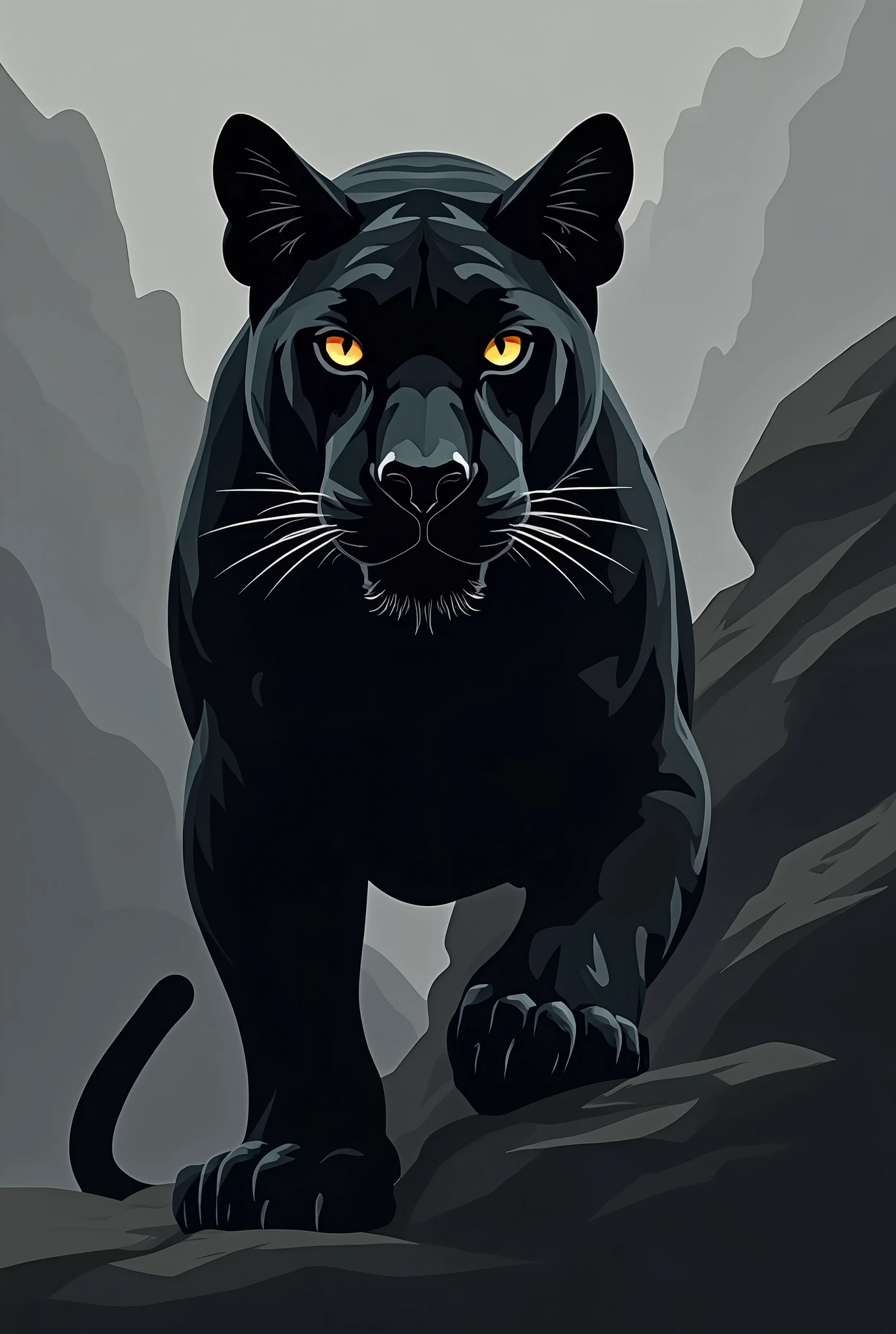 A different company logo with black panther "zuha"