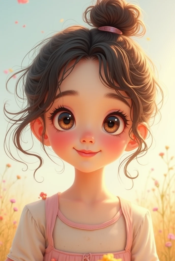 One cute girl