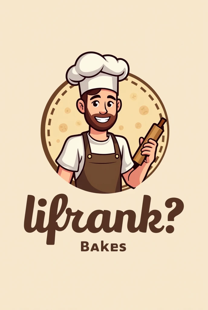 Can you generate a profile picture for my Instagram account Lifrank?_Bakes?
like a logo the account is about baking i am a man