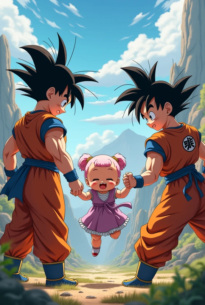 dragon ball z characters and baby pan