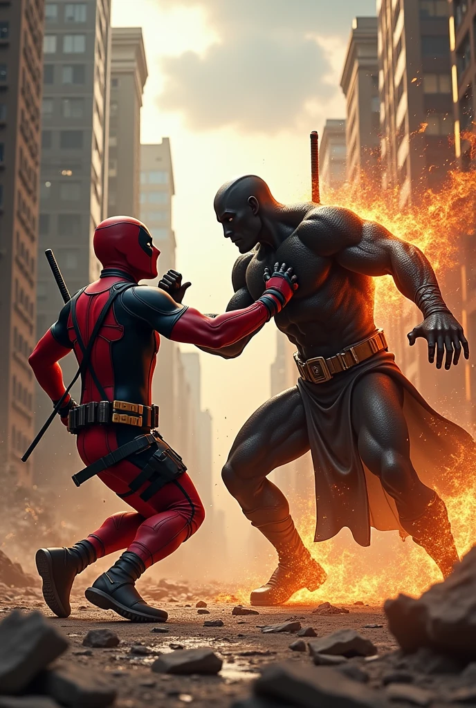 Deadpool vs black adam 