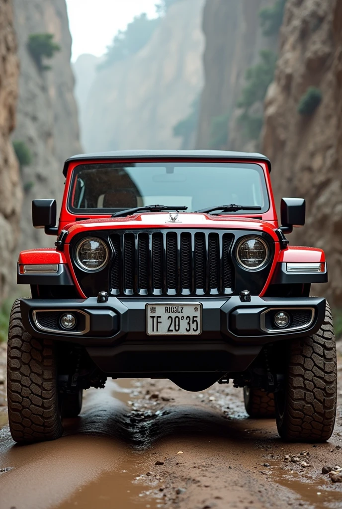 Mahindra Thar and Rolls Royce mixture car