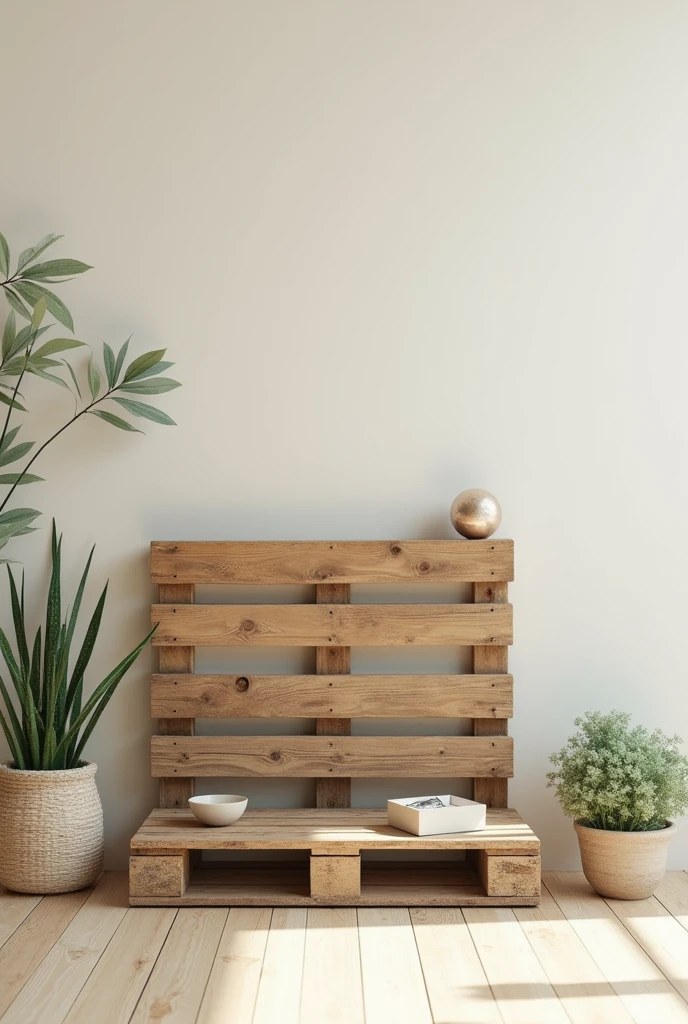 A photo of a wooden pallet idea