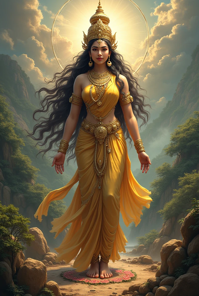 She is considered the patron goddess of fertility and health, particularly protection against smallpox, which is referred to as deviyange ledé ('the divine affliction') in the Sinhala language.
