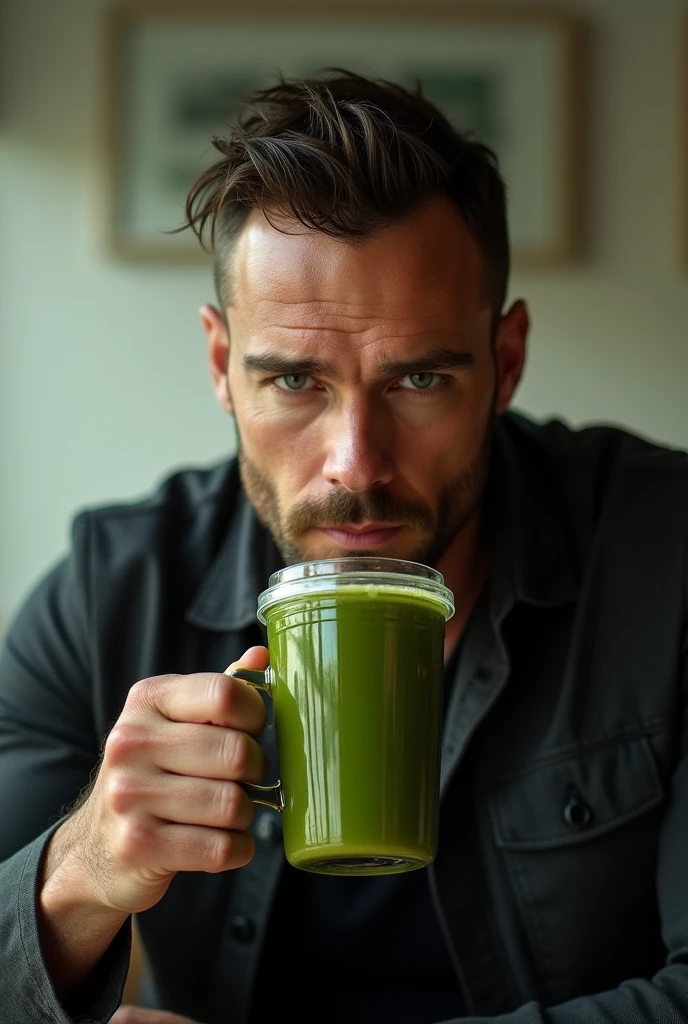 Adrew tate drinking moringa