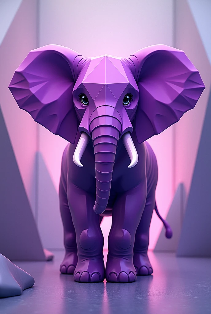 Purple diamond elephant angular meme