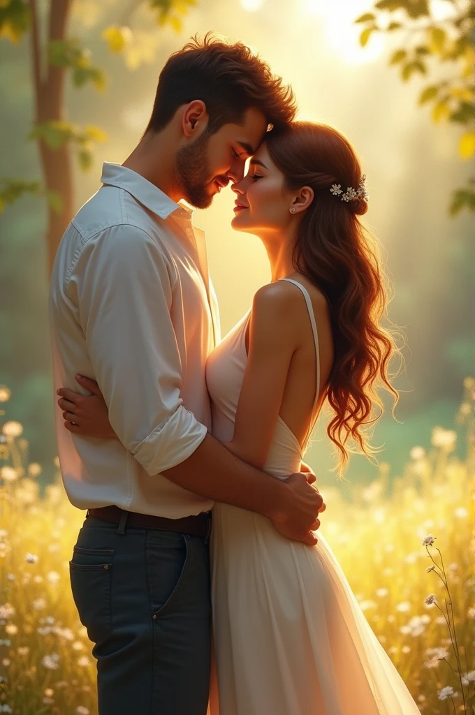 A husband and a wife