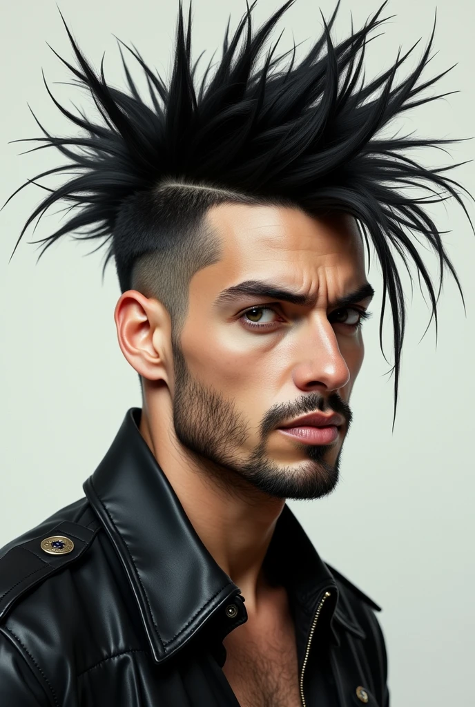 Man, Spike hairs