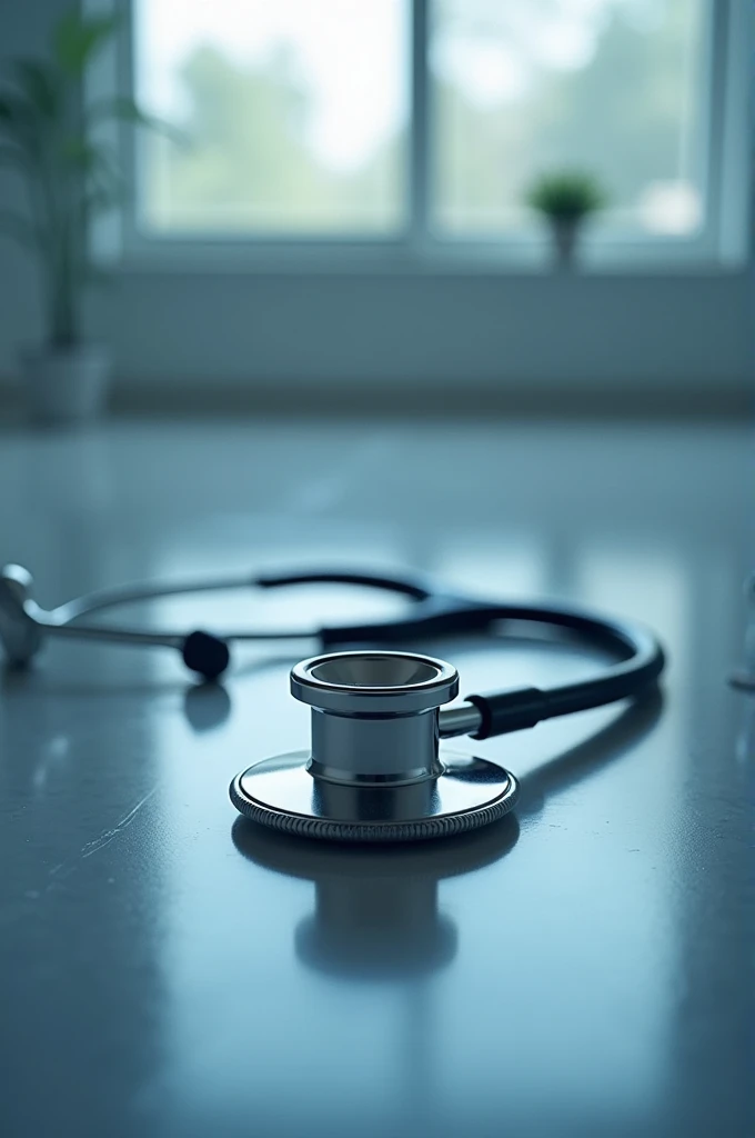 Stethoscope and a symbol of life