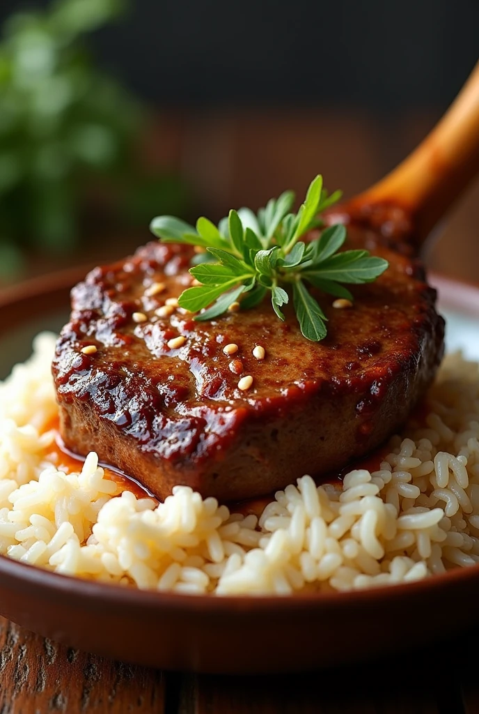 beef leg with Rice 