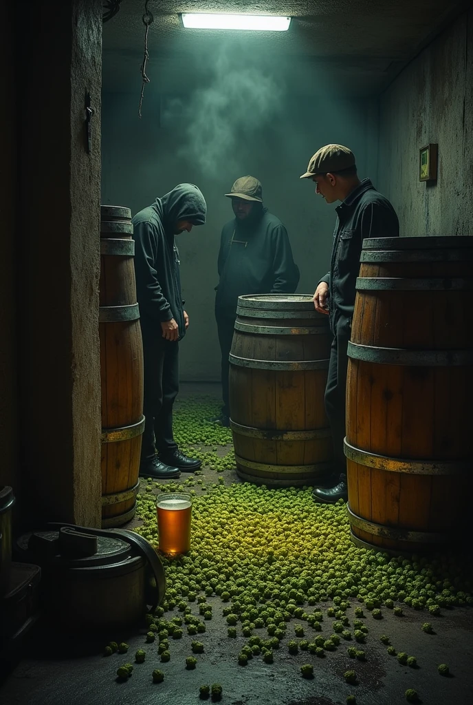 Beer barrels with hops and beer hidden why they are illegal 