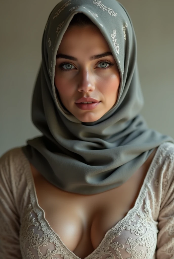 Beautiful Hijabi Girl with big breasts