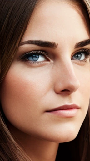 A German woman focus on the face 