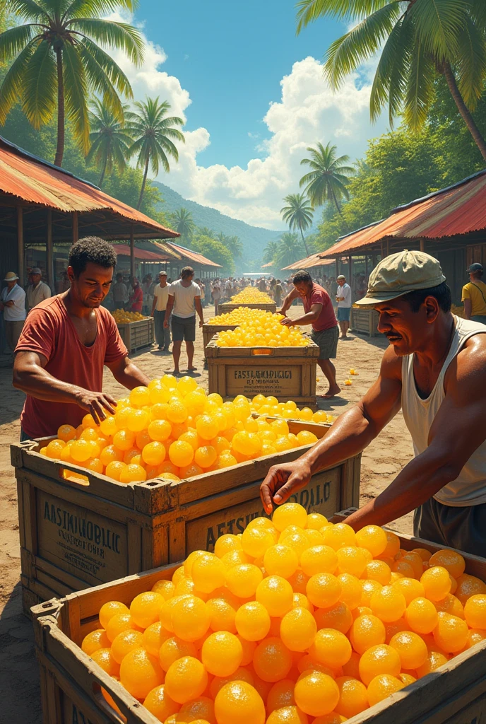 Export of passion fruit pulp