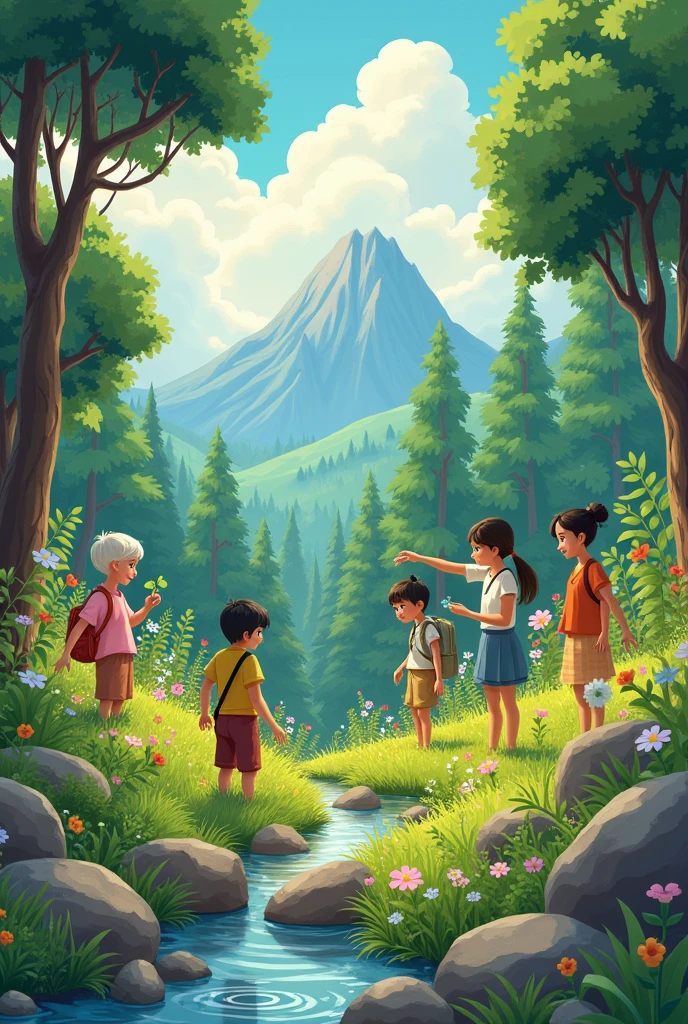 I have a religion assignment where they asked me to create a collage with pictures where animated people were taking care of the world so that it doesn't look like Ia and the pictures, my friend, what crap is Ia? Please, I want them in the form of pictures.