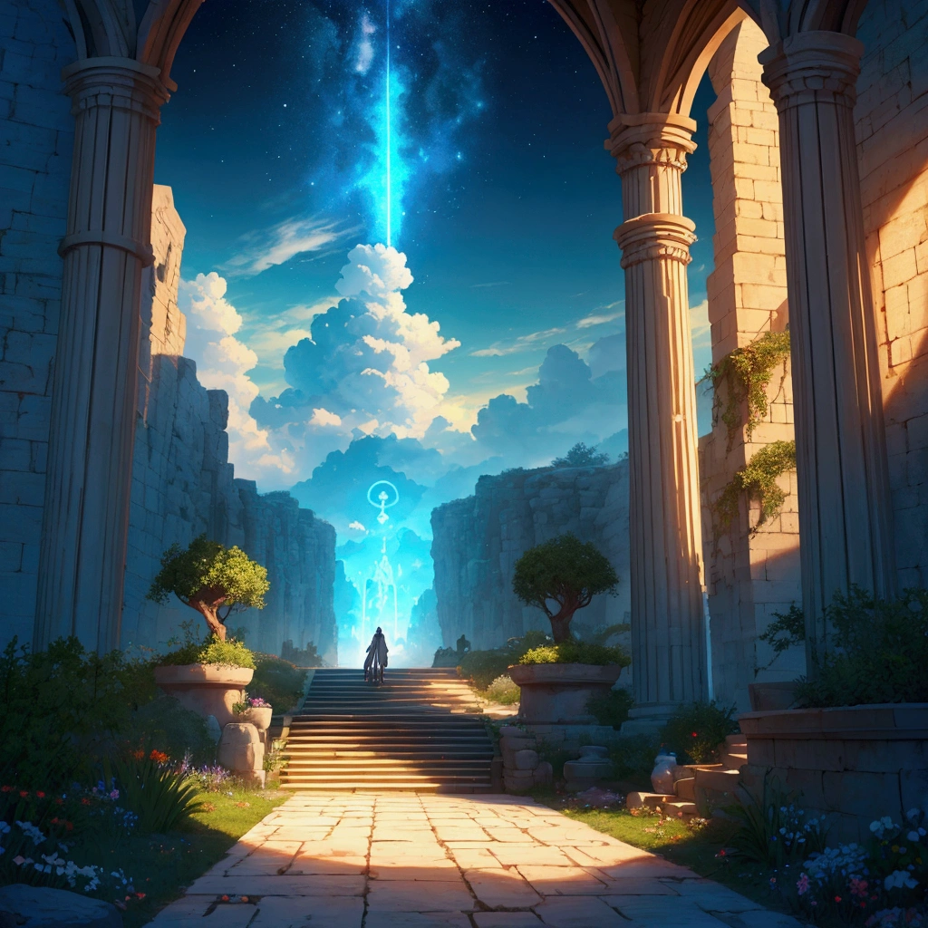 {
"size": "1792x1024",
"prompt": "A highly realistic, cinematic image capturing God's divine care for the Hebrew people throughout history. The scene spans from the creation of the world to the time of the Exodus. On one side of the image, depict the dawn of creation with the Garden of Eden, lush and vibrant, symbolizing the beginning. In the middle, show the Hebrews being led through the wilderness, surrounded by the miraculous pillar of cloud by day and fire