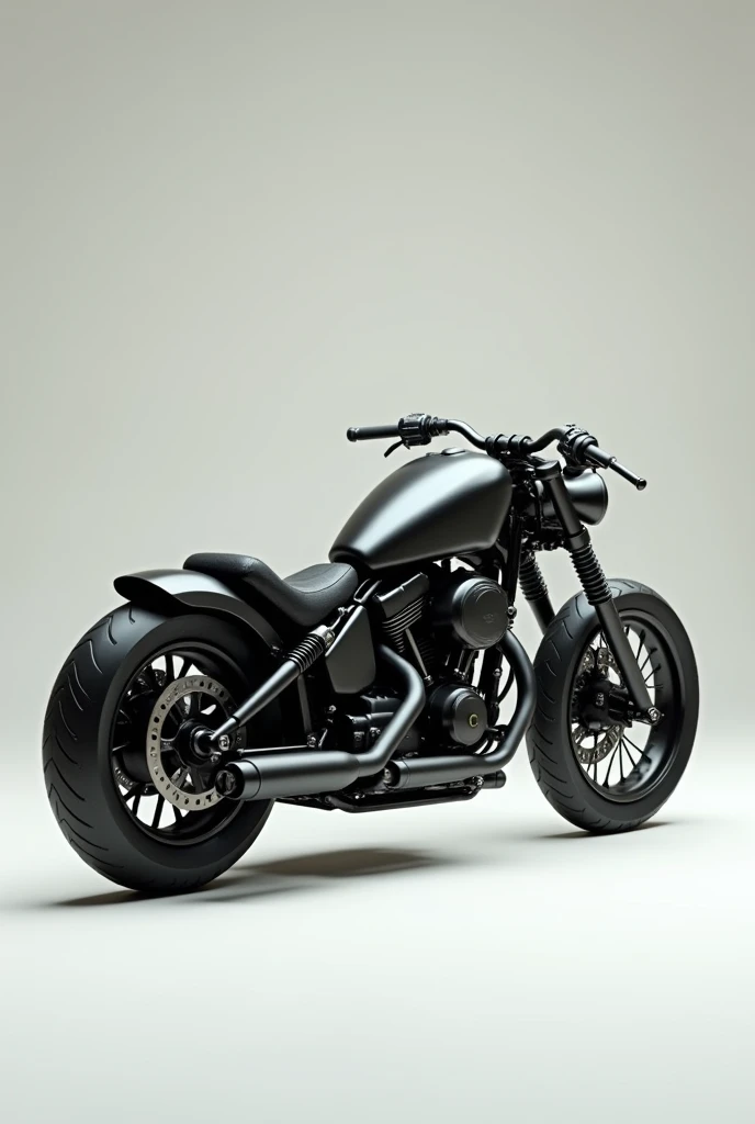 Draw a naked style motorcycle