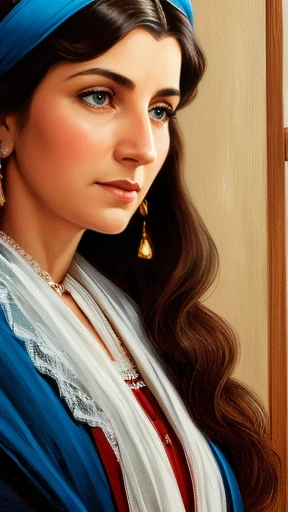 A Litvak woman focus on the face 